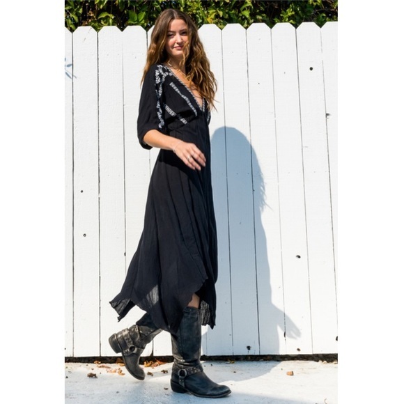 MARISOL-Handkerchief Hem Boho To The Limit Dress - Picture 5 of 11